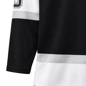 Jersey de Hockey sobre Hielo Negro Premium, Manga Larga, Transpirable, Uniforme Deportivo para Equipo, Ropa Deportiva para Práctica y Entrenamiento para Adultos - Product Image 4
