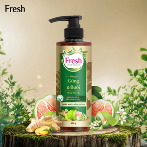 Shampooing Unisexe au Gingembre et à la Citronnelle pour Tous Types de Cheveux, Lisse et Soyeux, 480g, Formule Antichute à Base de Plantes - Product Image 4