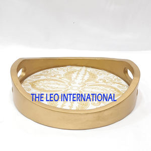 Plateau de service rectangulaire créatif en métal écologique, style japonais brillant, pour la restauration et les snacks - Product Image 2