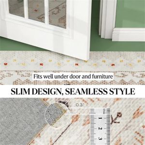 Tappeto Stampato Marrone per Soggiorno, Camera da Letto, Sala da Pranzo - Adatto per Tappeti e Set di Tappeti - Product Image 3