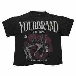 Camiseta de Manga Larga para Hombre, 100% Algodón, Cuello Redondo, Estampado Serigrafiado, Corte Holgado, Informal, Transpirable, para Verano, con Logotipo Personalizado - Product Image 3