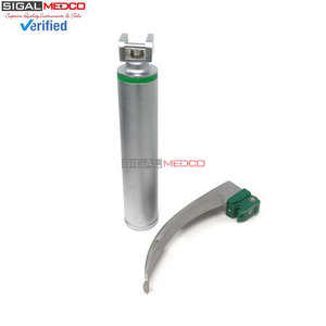 High Quality Reusable Stainless Steel Laryngoscope Set With LED Light 6 Fiber Manual Surgery Professional Sterilizable Airway - Product Image 5