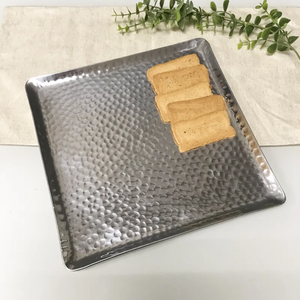 Wholesale Modern Design Finest Quality Rectangular Stainless Serving <b>tray</b> With Handle For Dining <b>Table</b> Food Storage <b>Tray</b> - Product Image 6