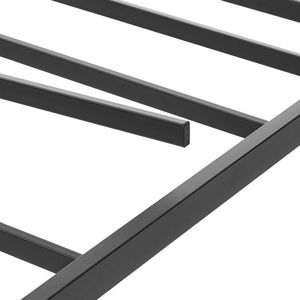 Twin 14" Heavy Duty Steel Slat <b>Platform</b> <b>Bed</b> <b>Frame</b> with Under <b>Bed</b> Storage No Box Spring Needed Black - Product Image 4