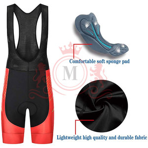 Ensemble maillot et short de cyclisme pour homme, orange avec accents noirs, respirant, polyester, design sans couture, pour adultes - Product Image 6