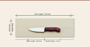 Juego de Cuchillos de Cocina de Acero Inoxidable de Lujo de 3 Piezas, Marca ZA DAMASCUS MAKERS, Hoja Hecha a Mano con Borde Recto, Más de 12 Pulgadas de Largo - Product Image 2