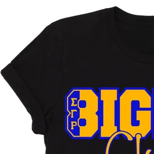 Camiseta SGRHO Eight Club, color negro, camiseta personalizada con letras griegas, manga corta, cuello redondo, moda informal de verano, Unisex - Product Image 5