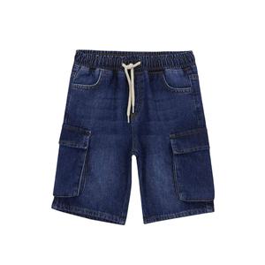 กางเกงขาสั้นผ้าเดนิมสำหรับผู้ชายกางเกงขาสั้นสไตล์สตรีทแวร์โลโก้ตามสั่ง - Product Image 1