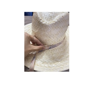 หมวกฟางหลากสีหมวกชายหาดกลางแจ้งลำลองสำหรับท่องเที่ยวกีฬาปั่นจักรยานช้อปปิ้งฤดูร้อนหรือปาร์ตี้สร้างทีม - Product Image 2