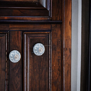 Ceramic Cabinet <b>Knobs</b> Colorful Round CUSTOMIZED Ceramic Porcelain Furniture <b>Dresser</b> Pull Handle Cabinet Handle <b>Knobs</b> - Product Image 2