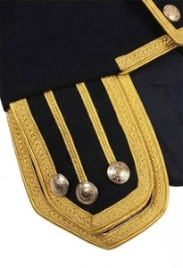 Veste Doublet Highlander pour Bagpiper et Tambour-major écossais, uniforme d'hiver en laine à col montant, cérémoniel - Product Image 6