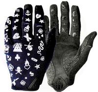 Gants de course MX en cuir personnalisés pour le motocross, le VTT, le BMX, le downhill, le VTT tout-terrain, le cyclisme, antidérapants, coupe-vent, design unisexe à doigts entiers