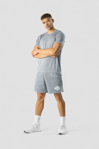 Shorts de sport en mesh à séchage rapide pour hommes, respirants, avec cordon élastique, vêtements de sport, logo personnalisé, fabrication en gros - Product Image 5