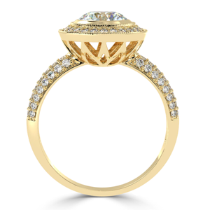 Bague en diamant naturel sertie de diamants AJRETAIL 1,55 carat couleur G clarté VS1 - Product Image 4