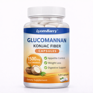 Glucomannane, fibres de konjac, complément alimentaire pour le contrôle de l'appétit et la perte de poids, fabricant OEM GMP - Product Image 1