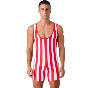 Customized Plus Size 5XL Sublimation Wrestling Singlet Men Bodysuit Sports Gym Athletic <b>Boxers</b> Wrestling Singlets OEM Service - Product Image 1