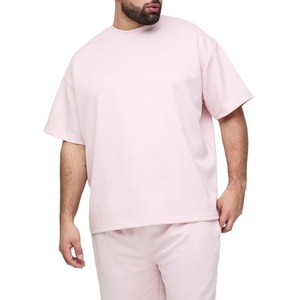 Conjunto de Ropa de Verano para Hombre, Algodón, Nuevo, Holgado, Camiseta de Manga Corta y Pantalones Cortos, Conjunto de Dos Piezas - Product Image 2