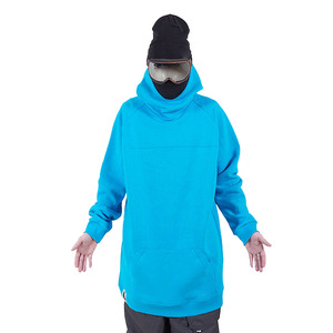 Sweat-shirt rose uni personnalisé surdimensionné à capuche longue en molleton de coton épais pour homme – Collection Hiver Streetwear - Product Image 6