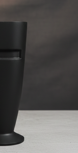 Jarrón de flores moderno de porcelana fundida en negro mate, estilo nórdico minimalista, jarrón alto decorativo para decoración de lujo en el hogar, hoteles y bodas. - Product Image 6