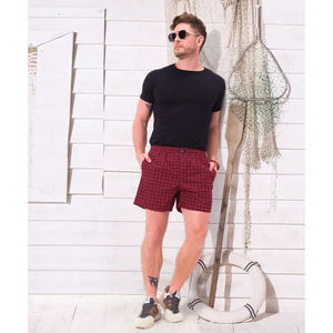 Pantalones Cortos Deportivos Casuales de Verano para Hombre, 100% Algodón, de Secado Rápido, con Malla, Estampados, Estilo Hip Hop, Transpirables, Diseño Negro, Cintura Media, Venta al por Mayor - Product Image 1