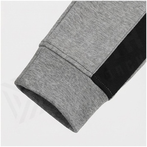 <b>Women</b> Grey Black Color Blocking Tracksuit Full <b>Zip</b> Jacket With Side Pockets And Matching Pants Casual Autumn Wear - Product Image 6