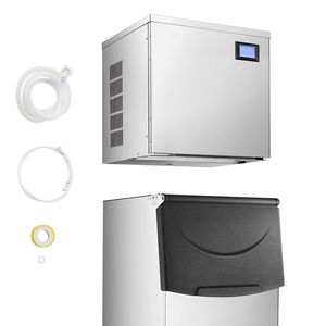 Commercial <b>Kitchen</b> <b>Equipment</b> 450 Lbs/Day 22 Inch Stainless Steel Industrial Ice Maker Self-Cleaning Scheduled Ice Making Machine - Product Image 1
