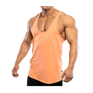 Nouveau design, vente chaude, débardeur sport décontracté pour homme de haute qualité, en polyester léger, col rond, imprimé sérigraphié au dos - Product Image 2