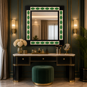 Luxury Large Antique Decorative Wall <b>Mirror</b> | Vintage French Style Living Room Decor | Premium Home Accent <b>Mirror</b> Wholesale - Product Image 2