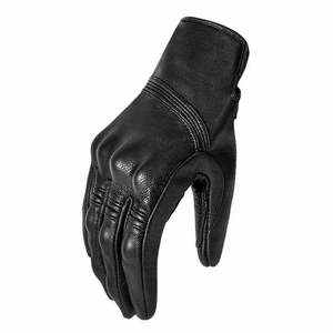 Fournisseur direct d'usine, gants de moto en cuir, design et logo personnalisés, gants de course de moto de haute qualité, protection complète des mains - Product Image 5