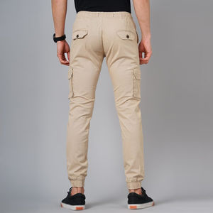 Pantalon cargo pour homme personnalisé, léger, 100% coton, avec grandes poches, fermeture à cordon et ventes en promotion - Product Image 2