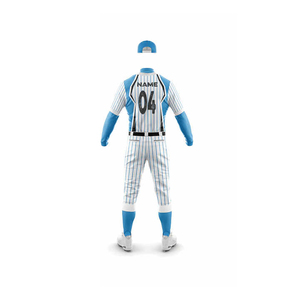Custom Logo <b>Baseball</b> Uniform <b>Set</b> Button Up Jersey Moisture Wicking Fabric - Product Image 3