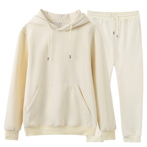 Chándal de invierno personalizable para hombre 2026, Sudadera con capucha bordada de felpa francesa apilada, conjuntos de chándal para correr para hombre - Product Image 6