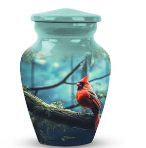 Urne funéraire pour cendres humaines avec couvercle à vis sécurisé, conteneur pour cendres funéraires taille adulte, fournisseur en gros - Product Image 5