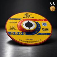 Usine de fabrication de meules OEM ODM |   Disque abrasif Gracs 7" T27 180x6x22mm, marque privée |   Meuleuse d'angle certifiée CE EN12413