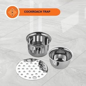 Desagüe de Ducha Rectangular de Acero Inoxidable Cepillado con Rejilla Extraíble - Product Image 4