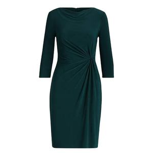 Vestido Camiseta con Estampado Romántico, Diseño de Última Moda, Falda Midi, Primavera-Otoño, Manga Corta, Tejido Ajustado, Casual, para Mujer - Product Image 2