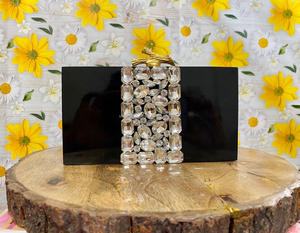 Bolsos de Mano de Resina Vintage Personalizados con Cierre de Cremallera y Flores para Bodas Reales, Diseño Elegante para Mujer, Colores Personalizados - Product Image 6