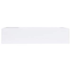 Lavabo de salle de bain blanc SMC 15,7''x8,7''x3,5'' - Product Image 3