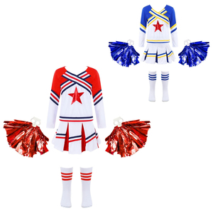 Uniforme de cheerleading sans manches avec logo personnalisé par transfert thermique, tenue d'équipe, fournisseur de vêtements de sport en marque blanche, uniforme de cheerleading vierge - Product Image 3