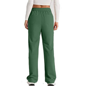 Pantalons pour femmes à taille élastique avec logo personnalisé, nouvelle arrivée, pantalons de survêtement pour femmes grandes tailles - Product Image 3