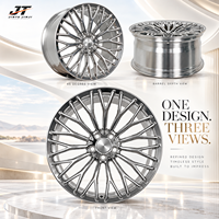 Jantes forgées multi-branches en Y de 18 à 22 pouces, finition argent poli, 5x112 5x114.3 Monobloc VIW-152 pour BMW Audi Mercedes-Benz