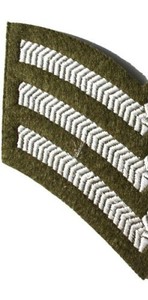 Máquina de bordar con diseño de chevron de 1, 2, 3 y 4 barras, comúnmente utiliza para bordar el insignia de un sargento. Insignia de sargento de 3 barras. - Product Image 4