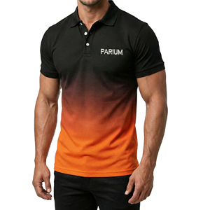 เสื้อโปโล OEM คุณภาพสูงสำหรับผู้ชาย รับทำแบรนด์ตามสั่ง ไล่เฉดสี แขนสั้น ขายส่งราคาถูก เสื้อผ้าออกกำลังกาย เสื้อผ้าสตรีทแวร์ - Product Image 1