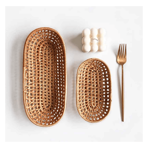 Bol en rotin artisanal durable du Vietnam, panier en osier naturel suspendu pour rangement cuisine et salle de bain, durable, écologique, pour aliments - Product Image 6