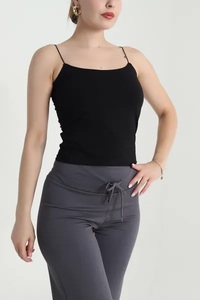 Women Plus Size O-Neck Knitted <b>Tank</b> <b>Top</b> Solid <b>Black</b> Casual Eco-Friendly Breathable Quick Dry Anti-Pilling Summer High Quality - Product Image 4