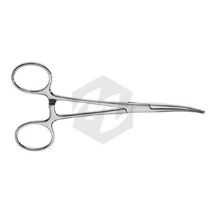 คีมหนีบห้ามเลือด Rankin Crile Hemostat ขนาด 5.5 นิ้ว ปลายโค้ง แบบล็อค สำหรับการผ่าตัด ใช้ในงานสัตวแพทย์ งานอดิเรก และเครื่องมือทางการแพทย์ - Product Image 3