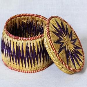 Boîte de service pour roti/chapati en herbe de Sabai écologique Ecowoodies - Design traditionnel, récipient multifonctionnel pour la vente en gros - Product Image 1