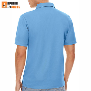 Camisas de Golf para Hombre 100% Algodón al por Mayor, Sólidas, Antiarrugas, Diseño Casual Personalizado, Logotipo Bordado, Tejido de Punto - Product Image 5
