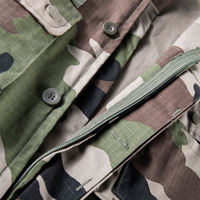 Ensemble uniforme tactique camouflage unisexe - Veste et pantalon en polyester/coton sergé Rip-Stop, couleur et logo personnalisés, service OEM