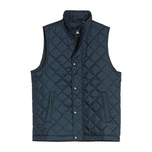 Gilet matelassé pour homme avec logo personnalisé, gilet d'hiver rembourré en duvet, gilet à bulles pour homme, veste sans manches en duvet, gilet matelassé chaud, OEM - Product Image 2
